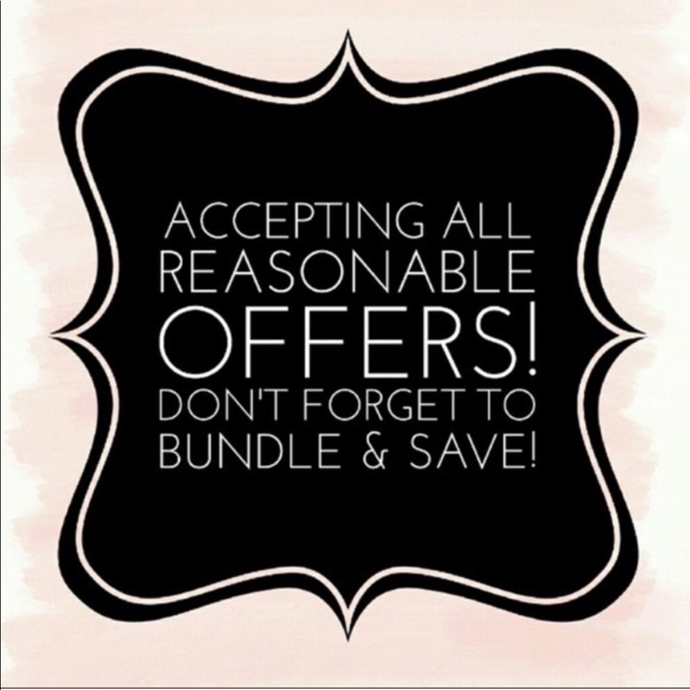 Always accepting offers, nothing is a set price